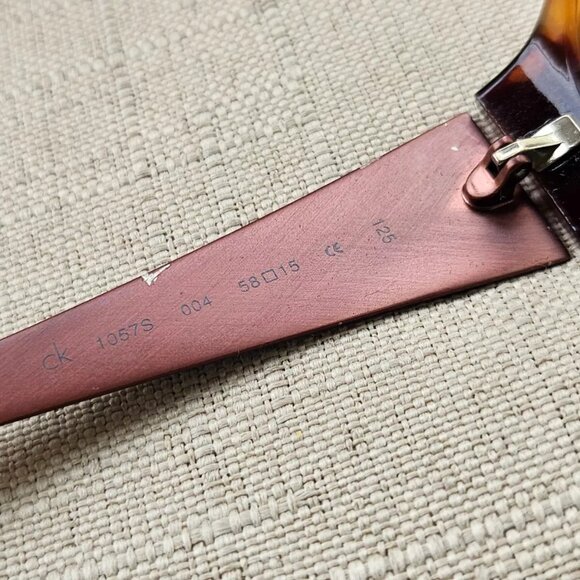 Calvin Klein Women Glasses/Sunglasses Frame Brown CK1057S 58[]15 124 Eyeglasses - Picture 8 of 11